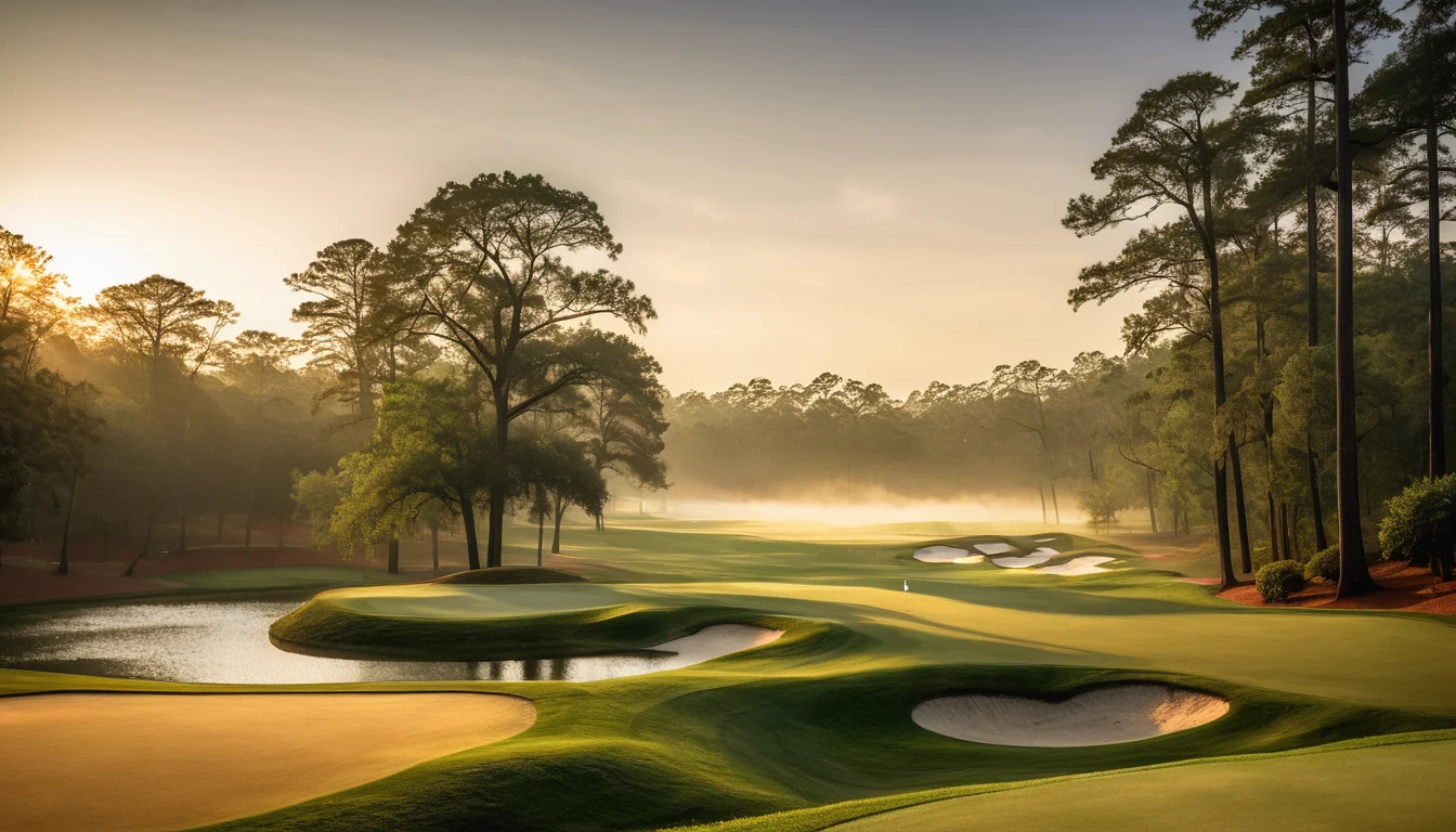 Style 2 luxury editorial golf homepage preview